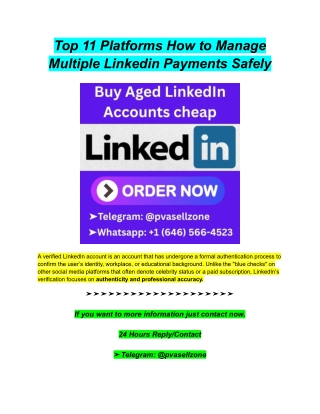 Top 11 Platforms How to Manage Multiple Linkedin Payments Safely