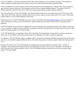 viral vfx bundle reviews