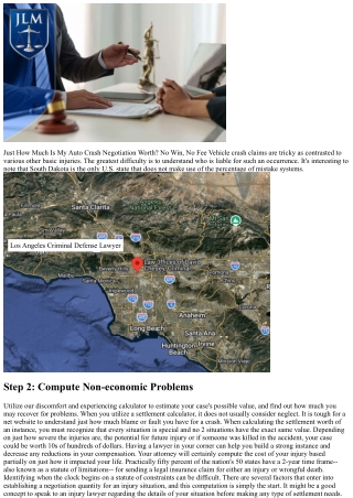 Realistic Settlement Calculator: Computing Value Of A Case