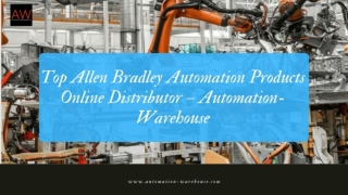 Top Allen Bradley Automation Products Online Distributor – Automation-Warehouse