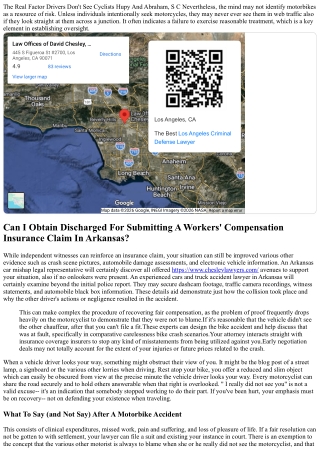 The Real Reason Chauffeurs Don't See Motorcyclists Hupy And Abraham, S C