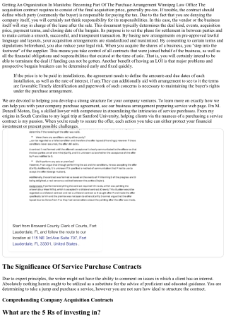 Protect Your Brand-new Service With A Business Purchase Contract