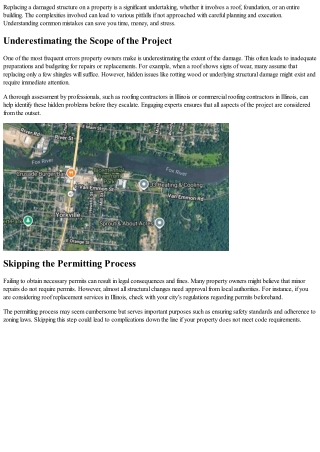 Common Mistakes To Avoid When Replacing A Damaged Structure On A Property .