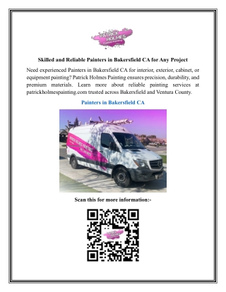 Skilled and Reliable Painters in Bakersfield CA for Any Project