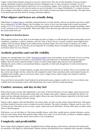 Invisible Aligners vs. Braces: Calgary Orthodontist Insights