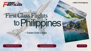 First Class Flights to Philippines