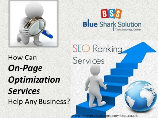 How can on page optimization services help any business?