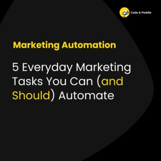 Marketing Automation Agency | 5 Everyday Marketing Task You Can Automate