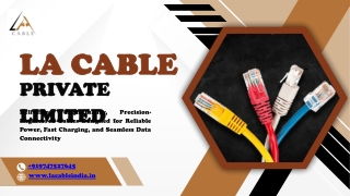 Why Are Data Cable Manufacturers in India Considered Cost-Effective?