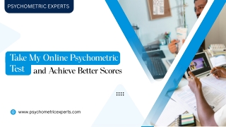Take My Online Psychometric Test and Achieve Better Scores