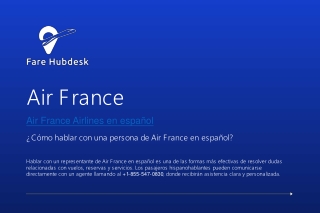 Air France Airlines en español