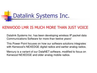 Datalink Systems Inc.
