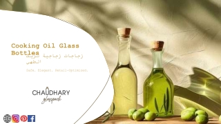 Cooking Oil Bottles by Chaudhary Glass Pack LLC Dubai (1)
