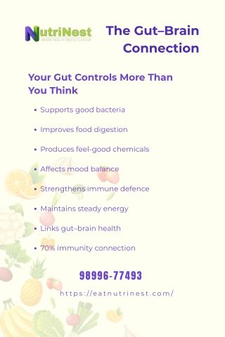 The Gut–Brain Connection - NutriNest