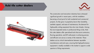 tile cutter