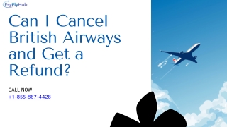 Can I Cancel British Airways and Get a Refund