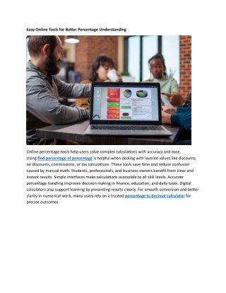 Percentage Calculations