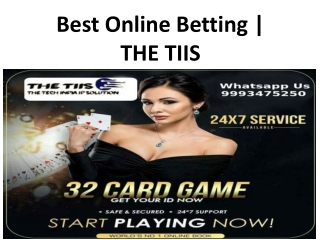 Best Online Betting | THE TIIS