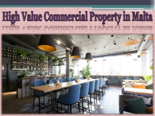 High Value Commercial Property in Malta