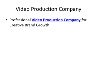 Video Production Company for Creative Brand Videos | Sociapa Brand Studio