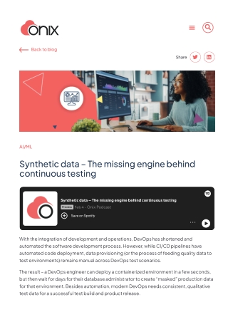 Kingfisher: Redefining Continuous Testing with Intelligent Synthetic Data
