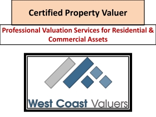 Certified Property Valuer in Perth | West Coast Valuers WA