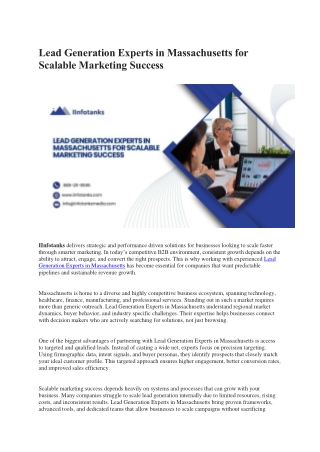 Lead Generation Experts in Massachusetts