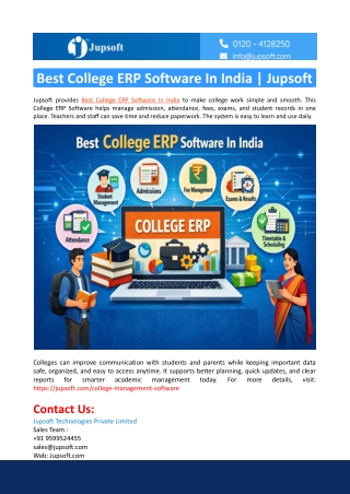 Best College ERP Software In India