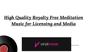 High Quality Royalty Free Meditation Music for Licensing and Media
