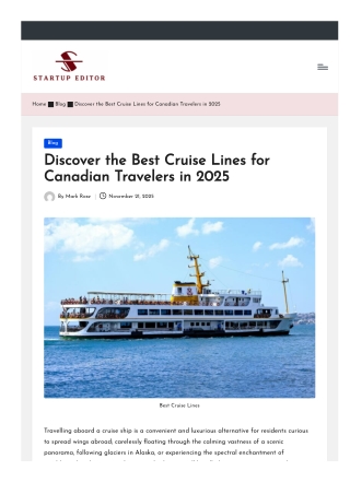 Best Canadian Cruises