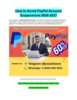 How to Avoid PayPal Account Suspensions 2026-2027