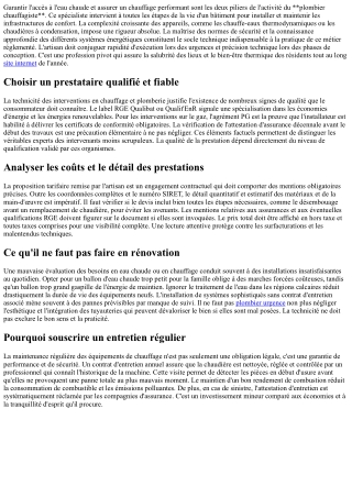 Comprendre le rôle technique du spécialiste en chauffage et plomberie