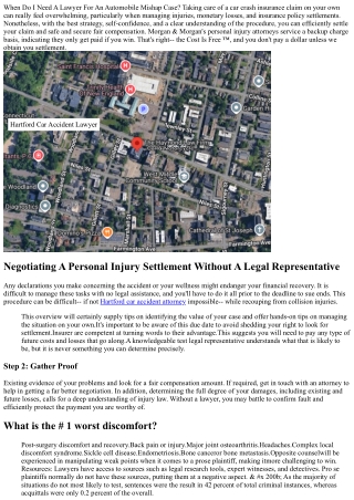 When Do I Need An Attorney For An Automobile Crash Insurance Claim?