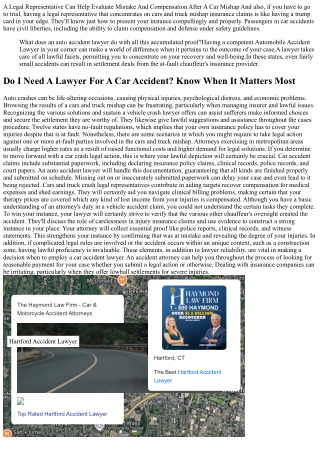 Recognizing The Duty Of A Car Mishap Legal Representative