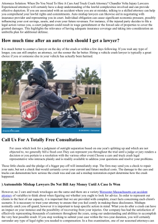 When To Obtain A Lawyer For A Vehicle Mishap In New York