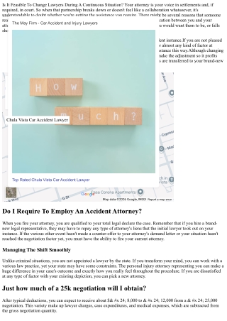 Can I Switch Injury Attorneys Throughout My Case? Van Law Office Injury & Mishap