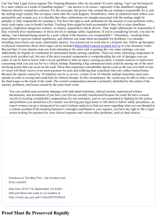 Suing A Trucking Firm For Driver's Accident