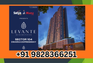 High End Residential Living in Sector 104 Gurgaon Levante Residences  91 9828366