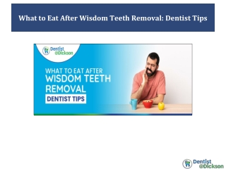 What to Eat After Wisdom Teeth Removal Dentist Tips