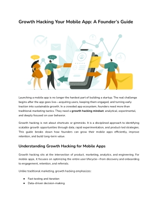 Growth Hacking Your Mobile App_ A Founder’s Guide