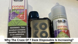 Why The Craze Of 7 Daze Disposable Is Increasing