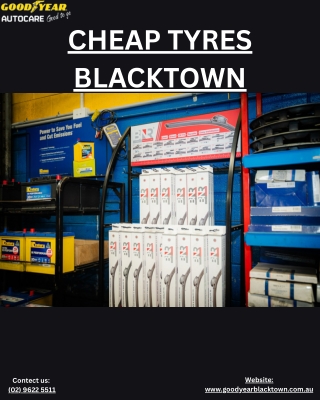 cheap tyres Blacktown