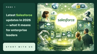 Latest Salesforce updates in 2026 — what it means for enterprise leaders