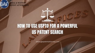 How to Use USPTO for a Powerful US Patent Search