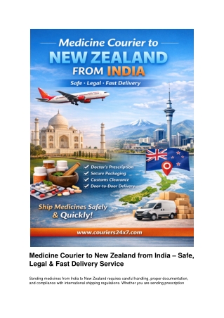 Medicine_Courier_to_New_Zealand_from_India