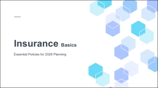 Insurance Basics