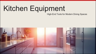 Kitchen Equipment
