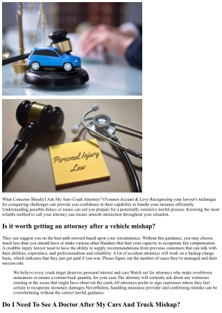 Top 7 Questions To Ask Your Vehicle Crash Lawyer Coxwell & Associates