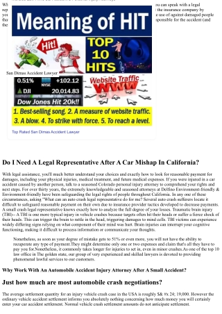 When Should You Speak To A Cars And Truck Crash Lawyer In California?