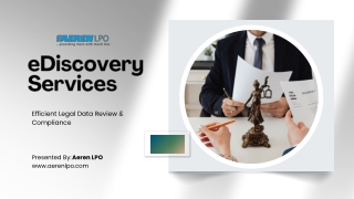 eDiscovery Services: A Structured Approach to the eDiscovery Process
